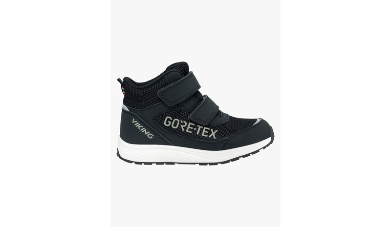 Viking Bouncy GTX 2V Mid Vedenpitävät Lenkkarit, Black, 25