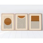 3-osainen reproduktio Huhu100, 50x35 cm