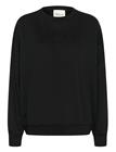 MY ESSENTIAL WARDROBE Diegomw Logo Emb. Sweat - BLACK - S
