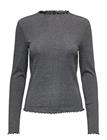 ONLY Onlemma Life Ls Glitter Top Jrs Noos - BLACK - L