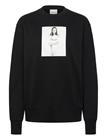 CALVIN KLEIN Kate Obsession Boyfriend Sweatsh - BLACK - S
