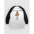 Loose Riders Hot & Thick Long Sleeve Jersey white Miehet