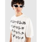 Ninth Hall Marching Band Boxy T-paita blanc white Miehet