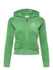 JUICY COUTURE Applique Terry Hoodie - PEPPERMINT - XS
