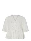 YAS Yascornelia 2/4 Tie Top S. Noos - STAR WHITE - 36
