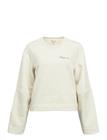 OBJECT Objivey Ls Lo Sweatshirt 143 - WHITE SAND - XL