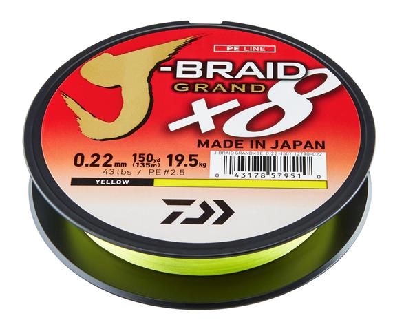Daiwa J-Braid Grand X8 135 m kuitusiima