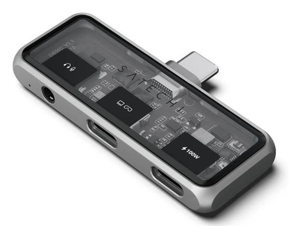 Satechi Mobile XR Hub med ljud - rymdgrå