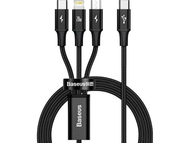 Baseus Rapid 3-in-1 USB cable – kuva 7/8