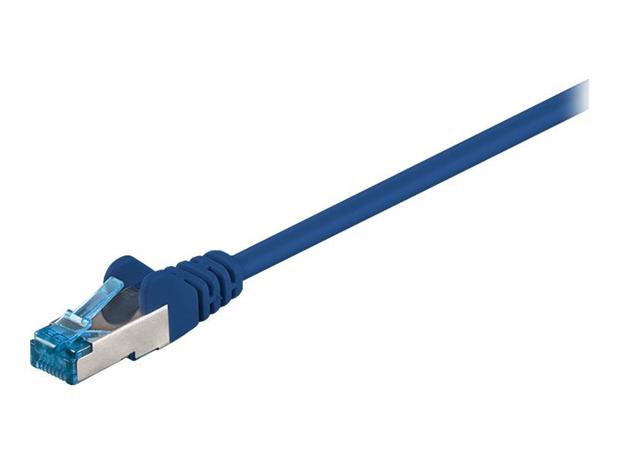 Lan kaapeli Patchcord Cat 6a S/ftp 7,5m sininen – kuva 3/5