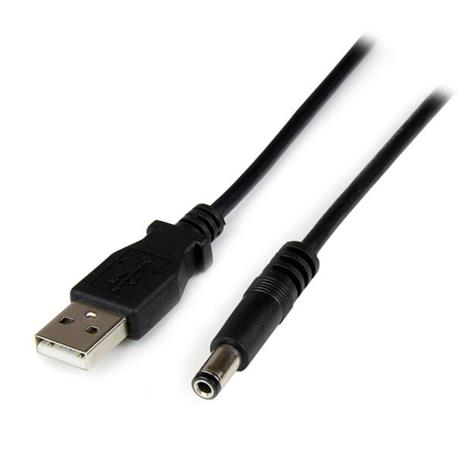 StarTech.com USB to Type N Barrel 5V DC Power Cable
