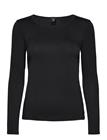 CALIDA Natural Comfort Top Long-Sleeve - BLACK - L