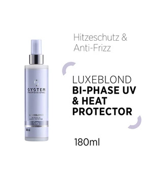 System Professional LipidCode LuxeBlond Bi-Phase UV & Heat Protector Hiusemulsio 180 ml