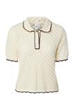 YAS Yaslingo Ss Knit Polo Top - Ex - PRISTINE - L
