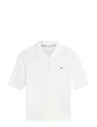 TOMMY HILFIGER Pointelle S/S Polo Sweater - ECRU - XL