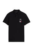 TOMMY HILFIGER Th X Cf1 Logo Polo - BLACK - S