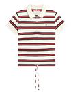 TOMMY HILFIGER Multistripe Modern Ss Polo - PREPPY STRIPE CALICO FIREWORKS - S
