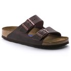 Birkenstock Arizona pehmeäpohjaiset öljytyn nahan Habana-sandaalit, miesten/naisten, leveälahkeiset (452761), 35.0