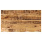 vidaXL Pöytälevy 110x60x2,5 cm elävä reuna karkea täysi mangopuu