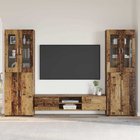 vidaXL TV-tasosetti FLORIN 3 pcs Vanha puu Tekninen puu