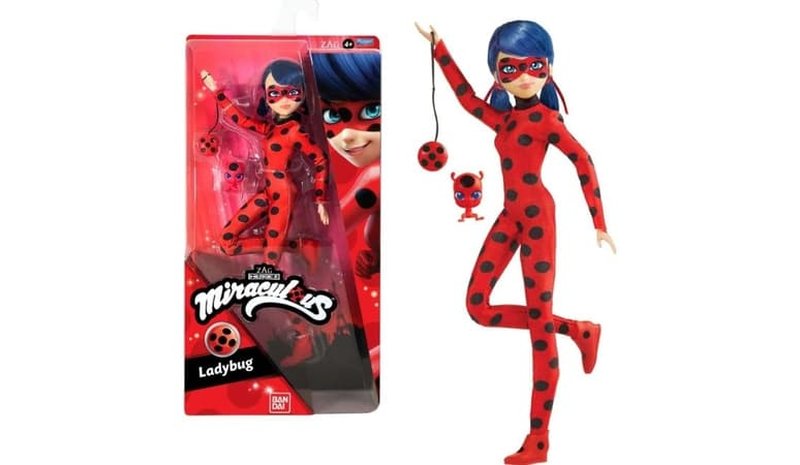 Ihmeellinen nukke Ladybug + tarvikkeet