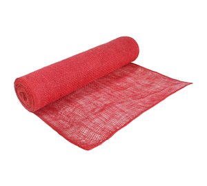 vidaXL Juuttirulla Punainen 50 x 500 cm