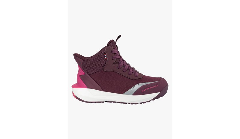 Viking QuickGo Mid Vedenpitävät Lenkkarit, Plum, 30 – kuva 1/3