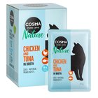 Cosma Nature Pouch -säästöpakkaus 24 x 50 g - kananrinta & tonnikala