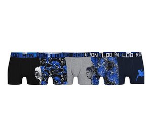 CR7 Bokserit 5-Pack - Musta/Sininen/Harmaa Lapset, Lasten alusasut