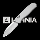 Kizer Cutlery Drop Bear Zero M390 kääntöveitsi, Light Gray Aluminum, Satin