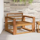 vidaXL Käsinoja 2 kpl Luonnollinen 78 x 10 x 61 cm Tiheä akasiapuu