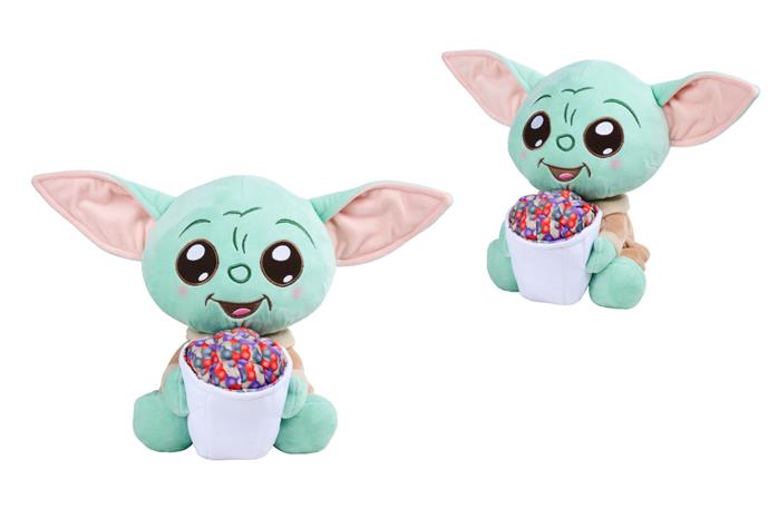 Star Wars Pehmolelu Grogu + Popcorn 25 cm – kuva 4/7
