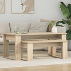 vidaXL Kahvipöytäsetti 2 pcs Sonoman tammi 100 x 50 x 42 cm