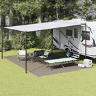 vidaXL Telttamatto Vaaleanharmaa 600 x 250 cm Polyeteeni