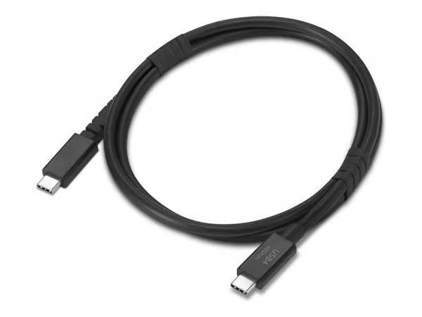 Lenovo 4X91U94411 Thunderbolt cable 1 m 80 Gbit/s Black