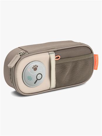 Done by Deer Pencil Case Tiny Trails Sand - Grey - 22X 10.5X H 6CM