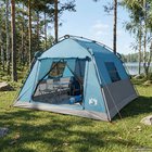 vidaXL Heti pystytettävä vedenkestävä teltta 3 hengelle Sininen