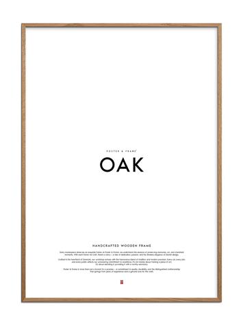 Poster & Frame Poster & Frame Oak Wood Frame - Brown - A4 – kuva 2/4