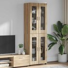 vidaXL Korkea kaappi FLORIN 60 x 35 x 182 cm Sonoman tammi
