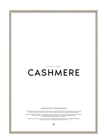 Poster & Frame Poster & Frame Cashmere Wood Frame - Grey - A4
