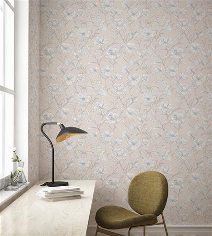 Vintage Light Grey owls - 1027401-04 Tapetti – kuva 3/6