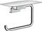 Hansgrohe addstoris roll holder with shelf chrome – kuva 3