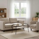 vidaXL Sohvapöytä Sonoma-tammi 100 x 50 x 51 cm Tekninen puu