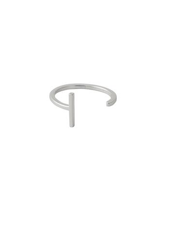 Design Letters Ring Silver A-Z I