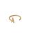 Design Letters Ring Gold A-Z A – kuva 2