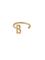 Design Letters Ring Gold A-Z B – kuva 2