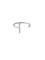 Design Letters Ring Silver A-Z J – kuva 2