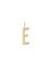 Design Letters Archetype Charm 16 mm Gold A-Z E – kuva 2