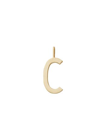 Design Letters Archetype Charm 16 mm Gold A-Z C