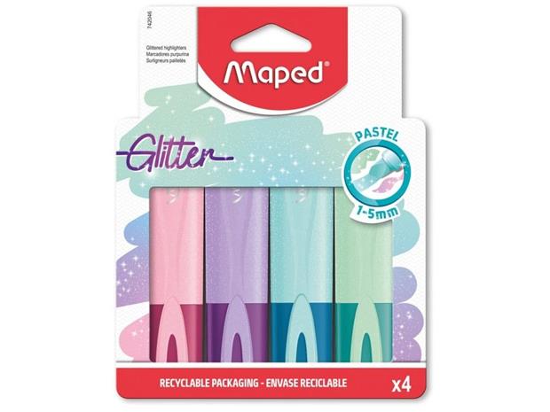 Tekstitussi Fluo Peps Classic, 4 kpl